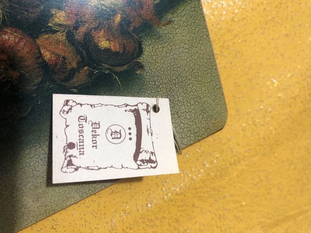 Quadri frutta legno vintage 24x18cm