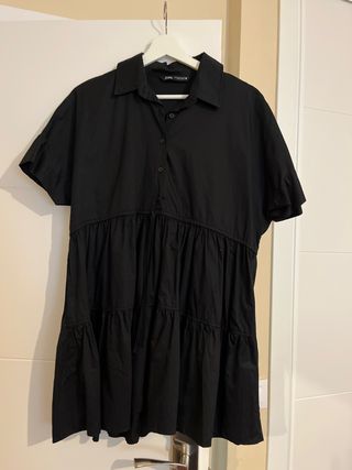 Vestido negro Zara - Talla M