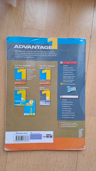 Libro Inglés 1°Bach Advantage