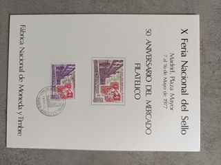 Hojas Recuerdo España desde 1972 a 1980