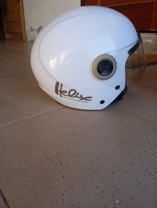 Casco moto blanco Helix Nzi talla S 55-56.