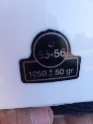 Casco moto blanco Helix Nzi talla S 55-56.