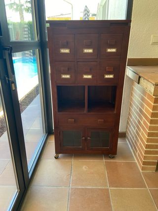 Mueble archivador madera - 9 cajones
