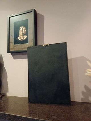 Cuadros egipcios dorados - 2 uds