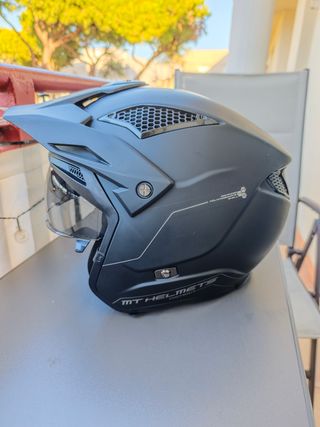 Casco MT District SV Negro Mate