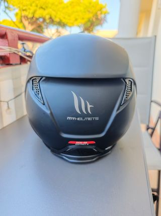 Casco MT District SV Negro Mate