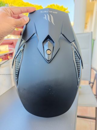 Casco MT District SV Negro Mate