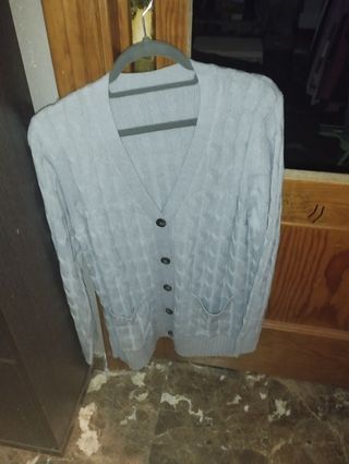 Suéter ligero gris mujer grande 
