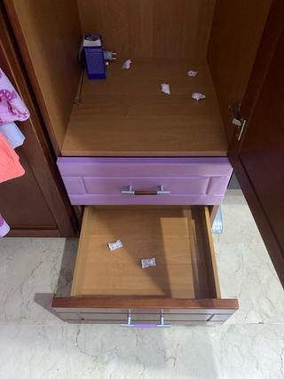 Armario madera 1 puerta