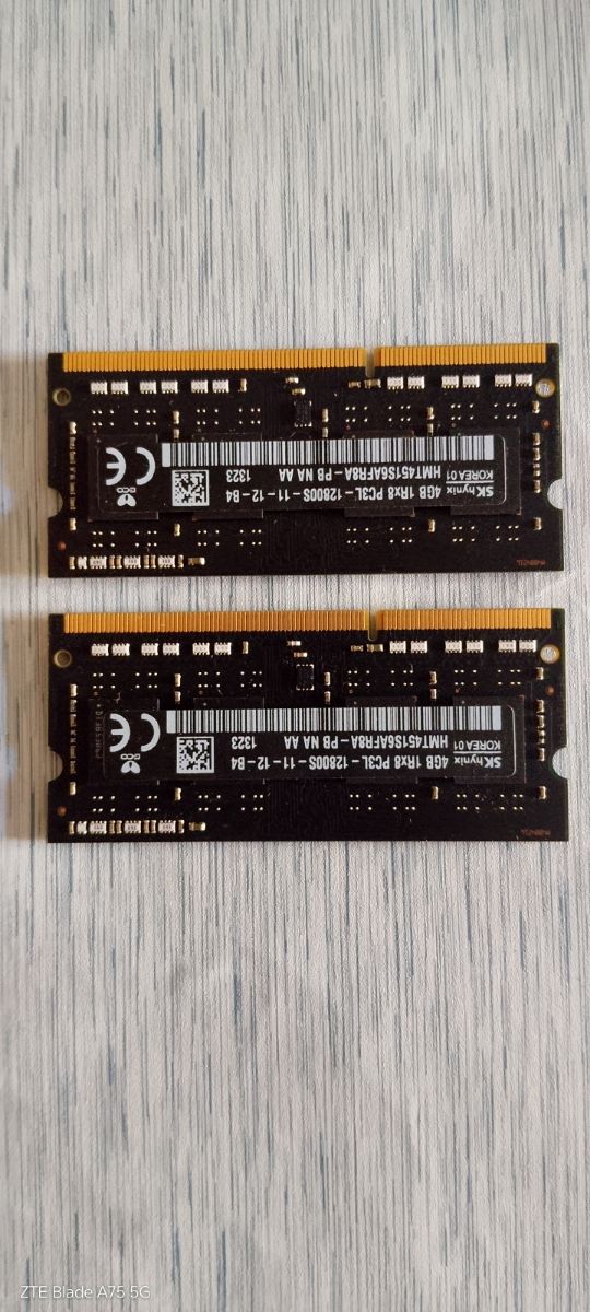 RAM 8GB (2x4GB) SK hynix PC3L-12800S Mac Original 