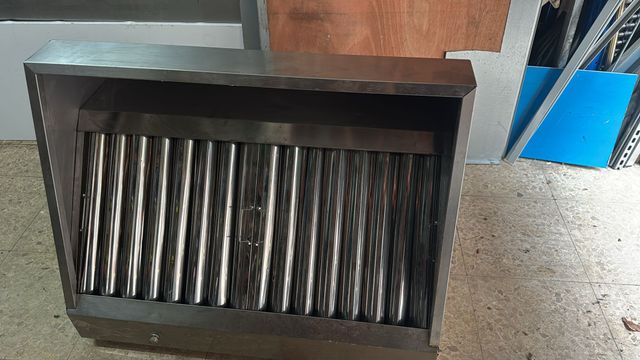 Campana extractora 1m - acero inoxidable
