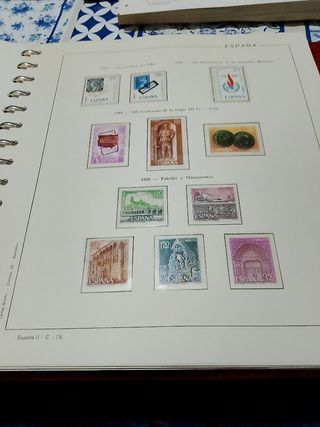 Hojas filabo año  1966 al 1977
