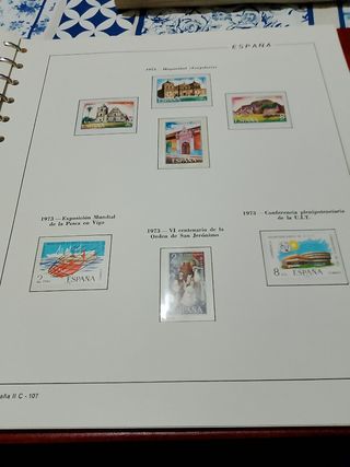 Hojas filabo año  1966 al 1977