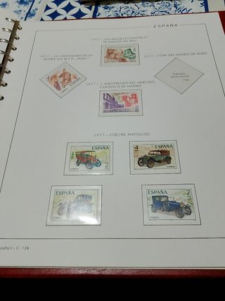Hojas filabo año  1966 al 1977