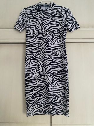 Vestido cebra - Licra