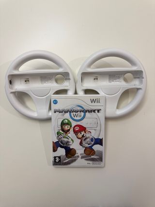 Wii Mario Kart + 2 volanti