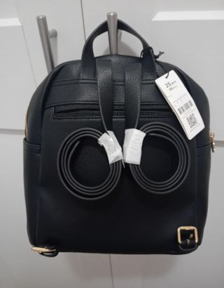 Mochila negra mujer