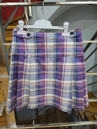 Falda cuadros colegio La Asunción talla 12