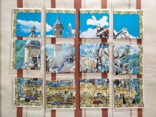 Retablo cerámico misterio Tres Caídas de Triana
