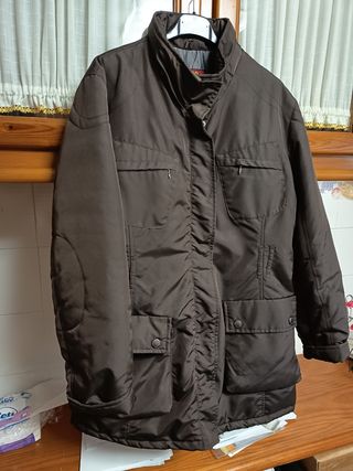 Chaquetón marrón impermeable - Talla XL