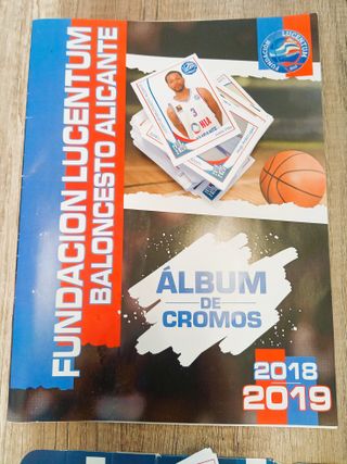 LUCENTUM HLA BALONCESTO ALBUM CROMOS REVISTAS