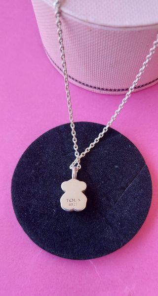 Colgante Tous Oso de Plata y Turquesa