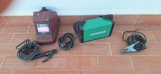 Máquina de soldar con pantalla automática