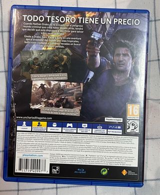 Videojuego: Uncharted 4 PS4 
