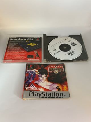 TEKKEN 3 PLAYSTATION 1 PAL EUR COMPLETO PLATINUM