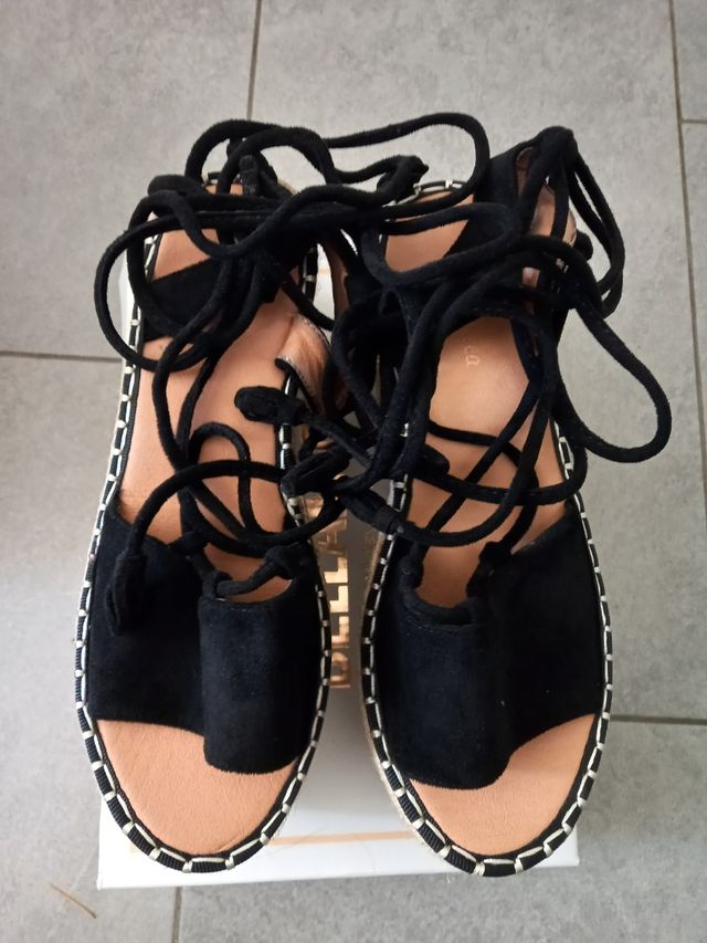 Zeppe Bellamica beige/nere nuove