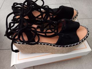 Zeppe Bellamica beige/nere nuove