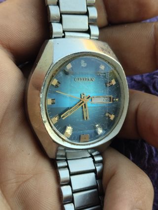 Reloj Citizen Azul y Plata