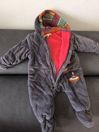 Mono bebé invierno talla 12meses