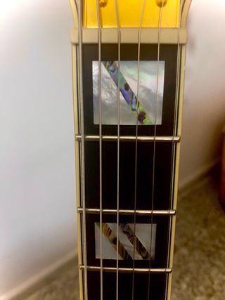 Guitarra D'Angelico Excel SS Viola semi-hueca