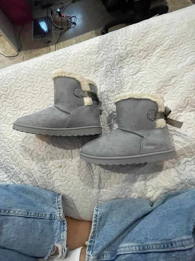 Botas Invierno niña 35 grises