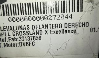 Elevalunas del der opel 39137856 crossland 272044