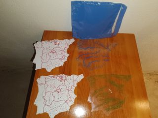 Plantillas mapas España antiguas