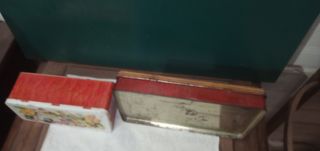 2 scatole metalliche vintage