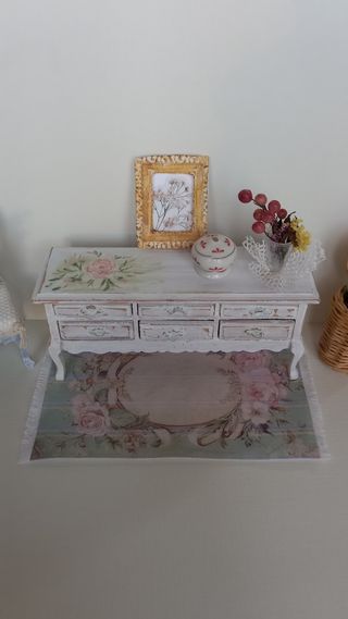 Mini cassettiera shabby chic
