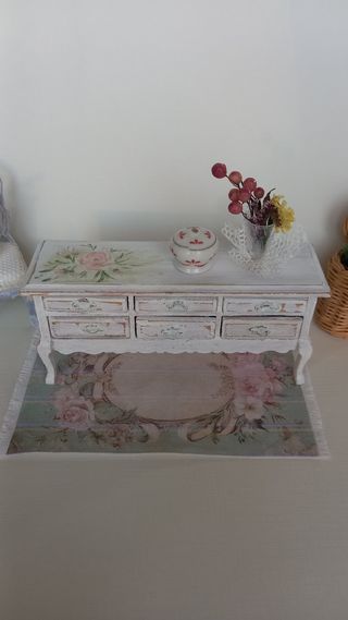 Mini cassettiera shabby chic