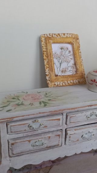 Mini cassettiera shabby chic