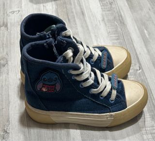 Zapatillas altas Stitch Ohana de Zara, talla 29