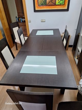 Mesa comedor 6 sillas - Moderna