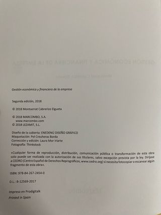 Libro “Gestión Económica y Financiera de la emp...