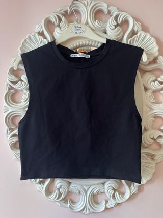 Top negro Zara - Talla S