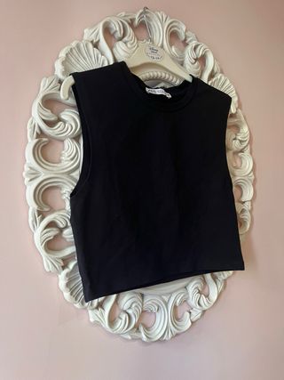 Top negro Zara - Talla S
