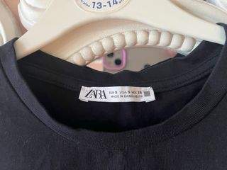 Top negro Zara - Talla S