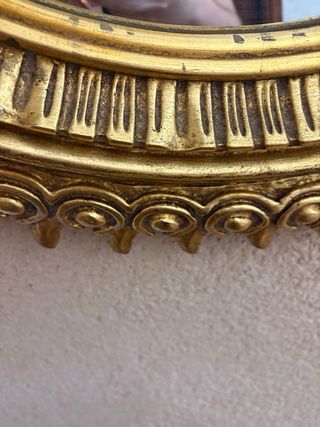 Espejo dorado vintage sol