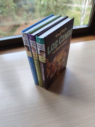 Pack de tres libros de "Los cinco"