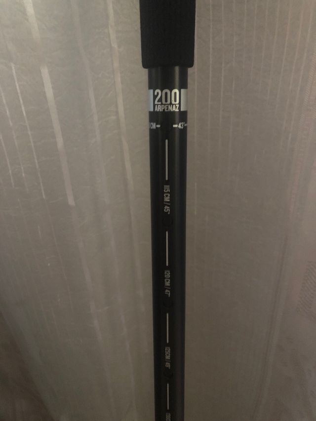 Bastón senderismo - Negro